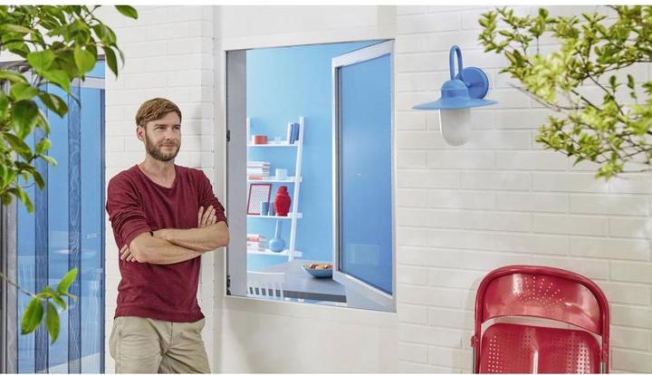 Immagine prodotto tesa Zanzariera COMFORT per finestre, con nastro velcro, autoadesiva, senza forare (120 x 240 cm)