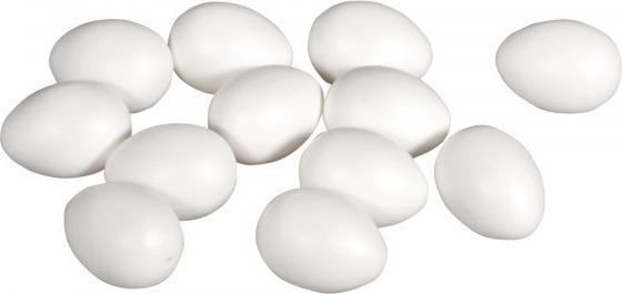 Produktbild False Plastik-Eier, 10cm ø, 4 Stück (4 x)