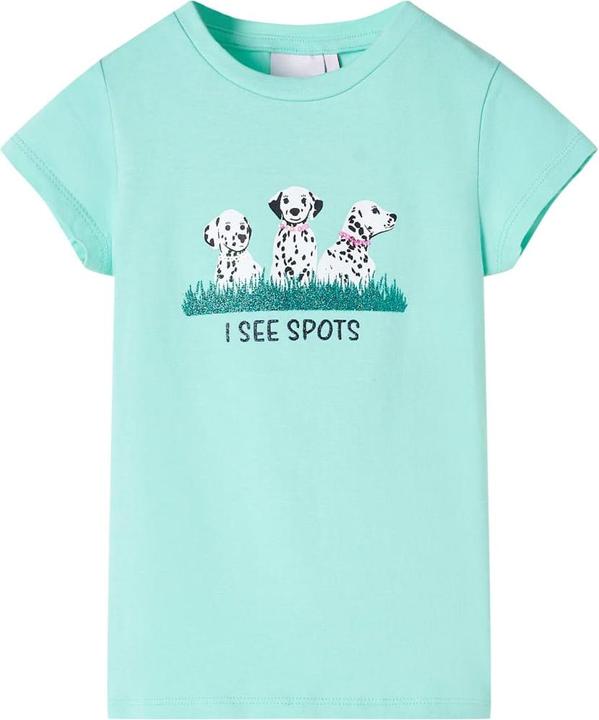 Produktbild VidaXL Kinder-T-Shirt Helles Minzgrün 92,Material: 95 % Baumwolle (92)