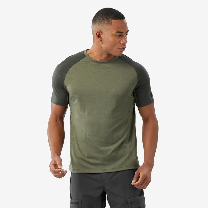 Forclaz Langarmshirt Herren - Merino Resist khaki