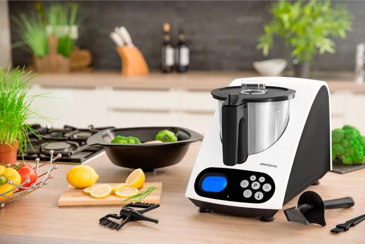 Image du produit Medion Robot de cuisine MD 16361 Noir/Blanc (1000 W)