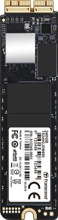 Actual product image Transcend JetDrive 850 (240 GB, M.2 2280)