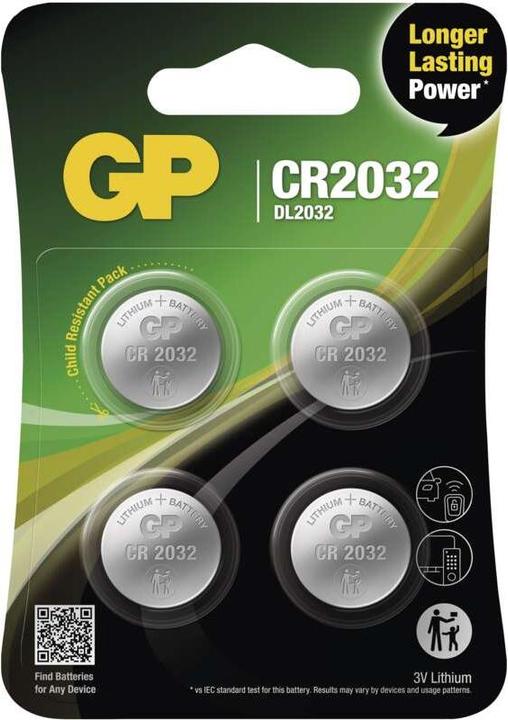 Actual product image GP Batteries CR 2032 (4 pcs., CR2032, 240 mAh)