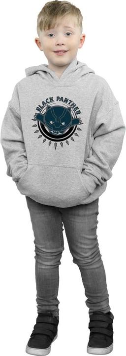 Actual product image Boys Kawaii Black Panther Pounce Hoodie (140, 146)
