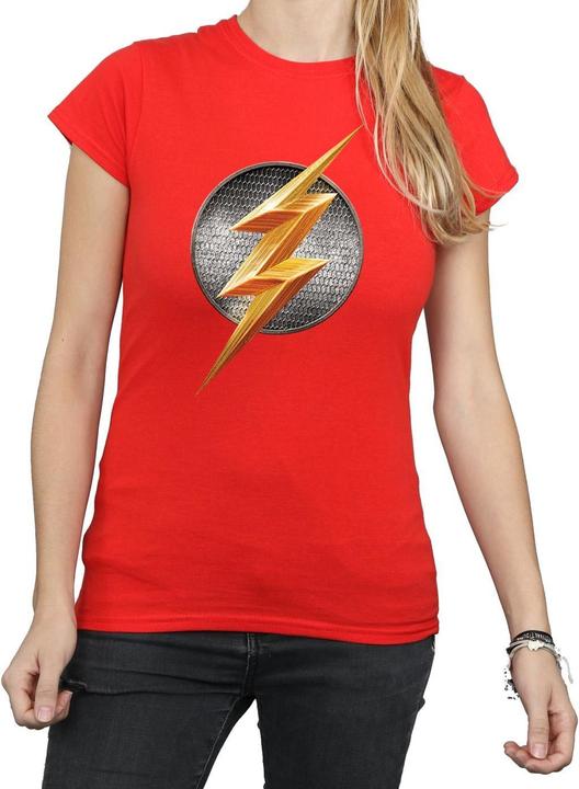 Actual product image The Flash Womens/Ladies Logo Cotton T-Shirt (M)