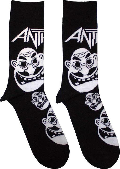 Actual product image Anthrax Unisex Adult Faces Socks (40.5 - 45.5)