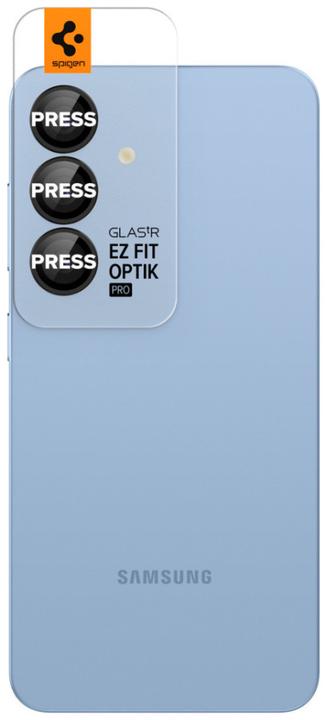 Produktbild Spigen Samsung Galaxy S25 Glas.tR EZ Fit Optik Pro HD Lens protector, 2-pack (2 Stück, Samsung Galaxy S25)
