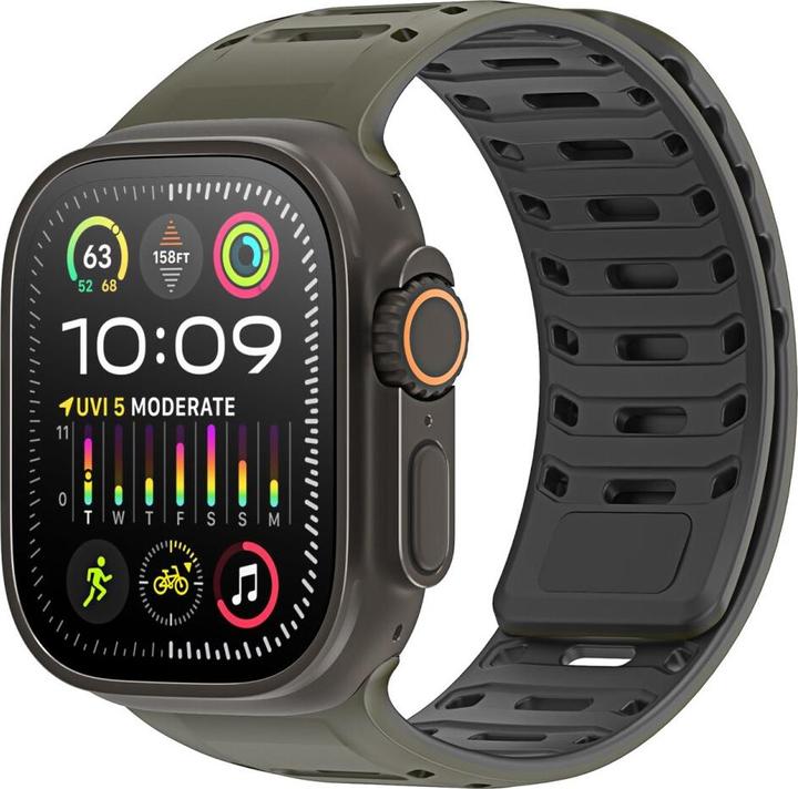 Immagine prodotto Dux Ducis CS Armband (49 mm, 45 mm, 46 mm, 44 mm, 42 mm, Silicone, Apple Watch Serie 5, Apple Watch Serie 4, Apple Watch Series 3, Apple Watch Ultra 2, Apple Watch Series 7, Apple Watch Series 9, Apple Watch Ultra, Apple Watch Serie 6, Apple Watch Series 10, Apple Watch SE, Apple Watch Series 8)