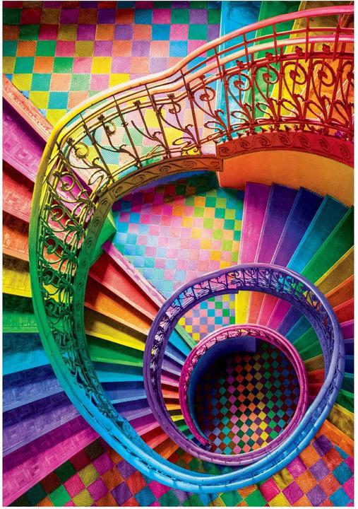 Actual product image Clementoni Colorboom Puzzle Stairs, 500 pieces (500 pieces)
