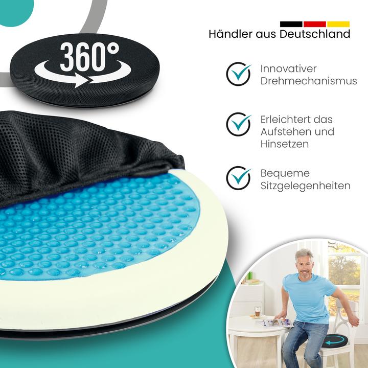 Image du produit Aktivshop Coussin pivotant orthopédique Gel