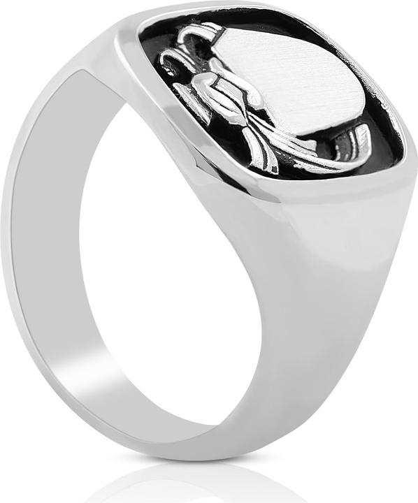 Immagine prodotto Muau Anello con stemma (62, 925 Argento)