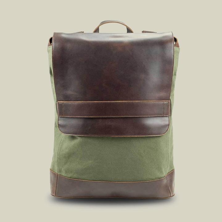 Image du produit Buckle & Seam Sac à dos en toile Morris Canvas Gün / Doublure intérieure (16 l)