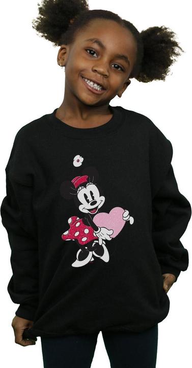 Immagine prodotto Disney Minnie Mouse Love Heart Felpa Ragazze (152, 158)