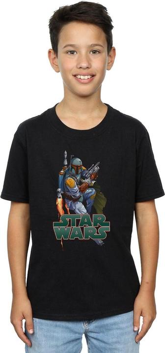 Image du produit Star Wars - T-shirt BOBA FETT FIRED UP - Garçon (128)