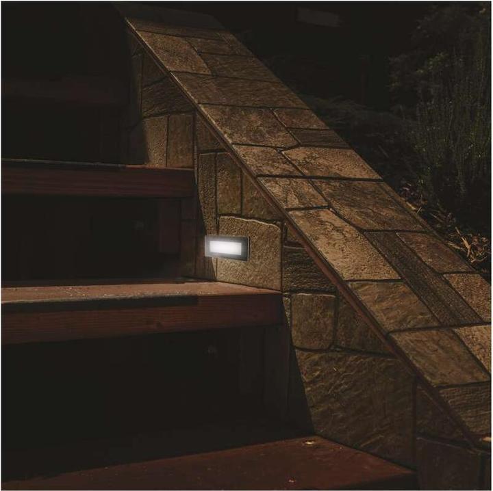 Immagine prodotto Emos Luce LED per scale - luce da incasso 123×53 1.5W neutro IP65 (65 lm)