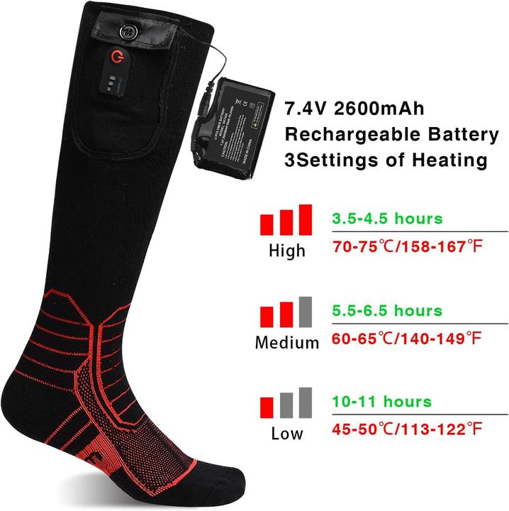 Produktbild Dr. Warm Beheizbare Socken mit Drahtloser Fernbedienung