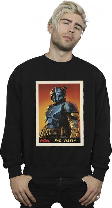 Immagine prodotto Star Wars The Mandalorian Paz Vizla Card Felpa Uomo (XXL)