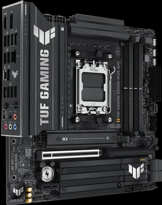 Actual product image ASUS TUF Gaming B850M-Plus Wifi (AM5, AMD B850, mATX)