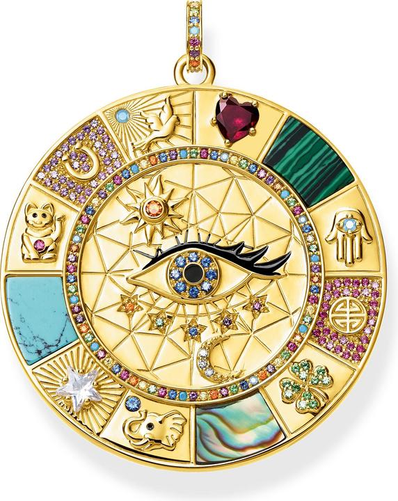 Immagine prodotto Thomas Sabo Ciondolo Amuleto Magico Simboli Fortunati (Smalto, Argento 925)