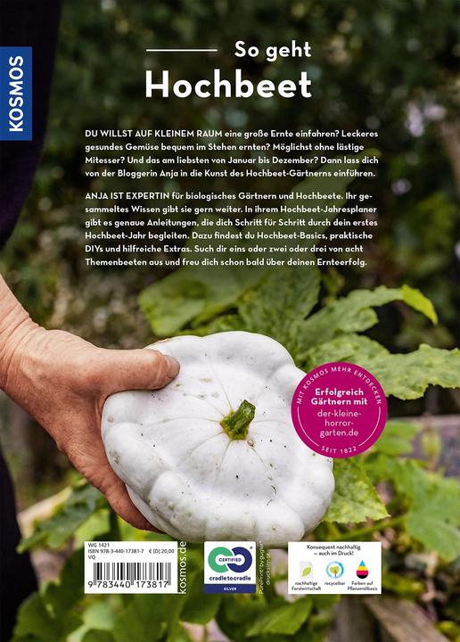 Actual product image Kosmos Hochbeet - was mache ich wann? (German, Anja Klein, 2023)