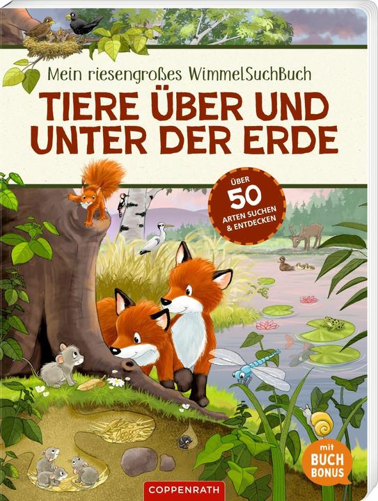 Image du produit Mein riesengrosses WimmelSuchBuch: Tiere über und unter der Erde (Allemand, AntjeFlad, 2024)