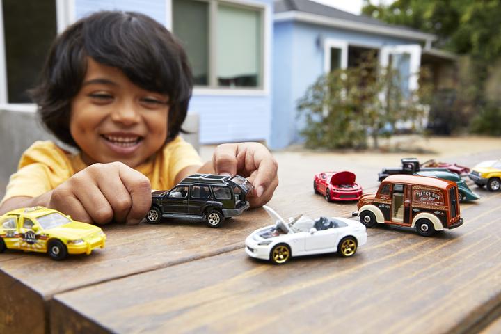 Actual product image Matchbox Cars with moving parts range