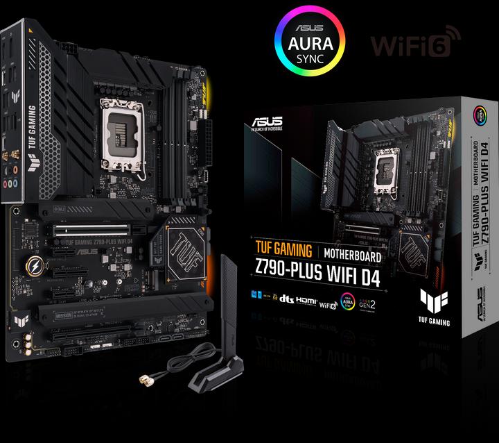 Image du produit ASUS TUF GAMING Z790-PLUS WIFI D4 (LGA 1700, Intel Z790, ATX)
