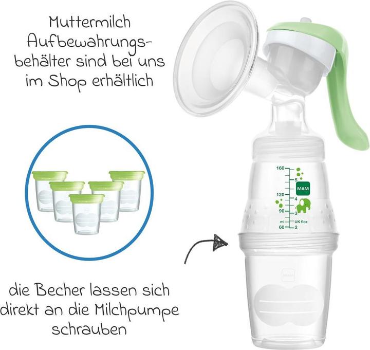 Actual product image MAM Manual breast pump