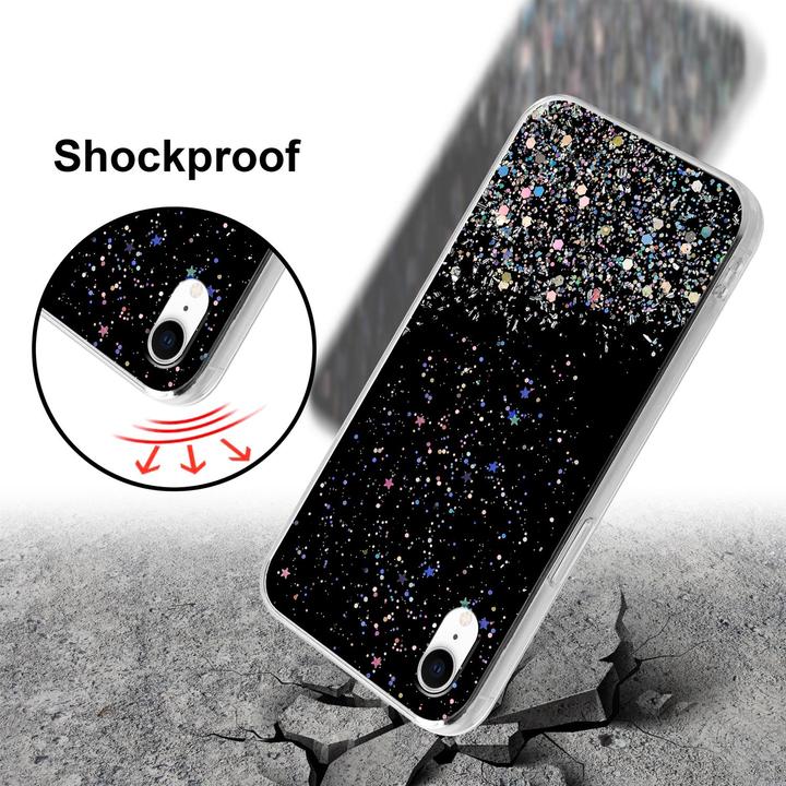 Image du produit Cadorabo Couverture TPU paillettes scintillantes (Apple iPhone XR)
