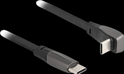 Actual product image Delock USB 2.0 ribbon cable USB Type-C plug to USB Type (1 m, USB 2.0)