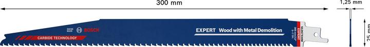 Image du produit Bosch Professional Zubehör Lame de scie sabre EXPERT 'Wood with Metal Demolition' S 1267 XHM, 10 pièces