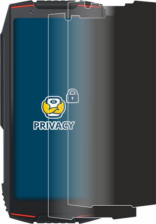 Actual product image BROTECT Anti-spy privacy film Blue light protection film (2 Piece, Cubot King Kong mini 3)