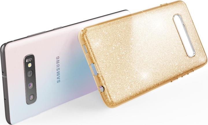 Actual product image Nalia Glitter cover (Samsung Galaxy S10+)