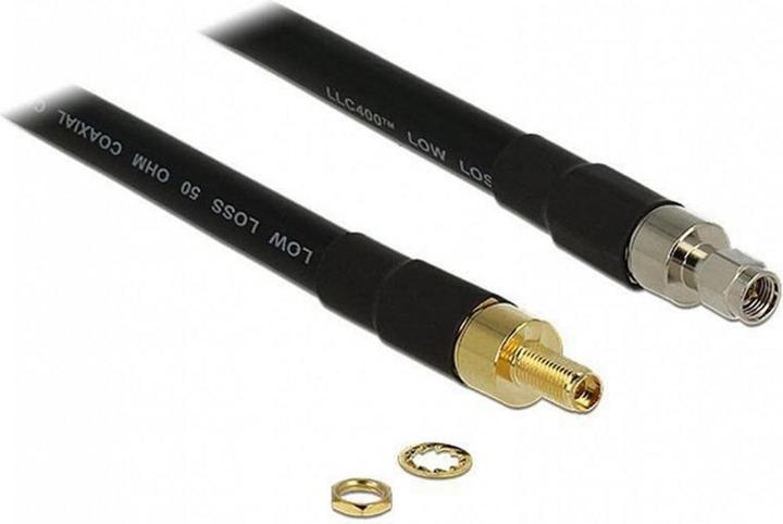 Delock GSM/UMTS/LTE Verlängerungskabel, 10m (0.35 dB, Antennenkabel)