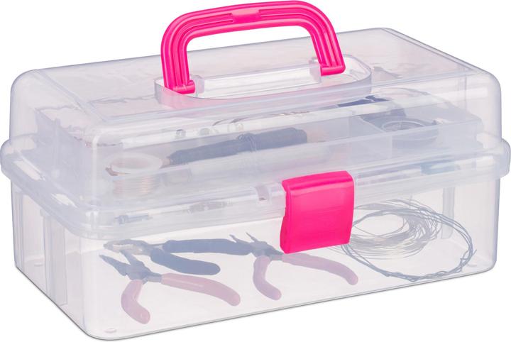 Image du produit Relaxdays Boîte en transparente (33 x 19.5 x 14 cm)