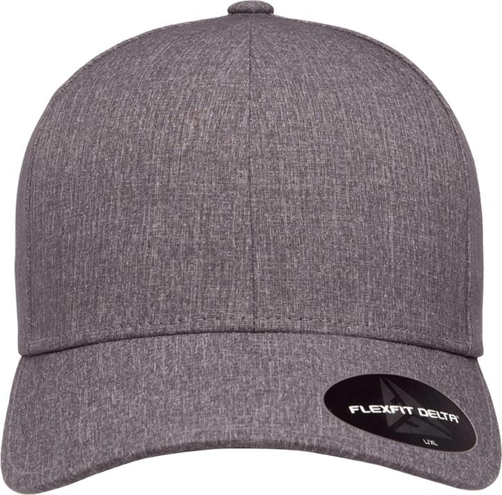 Actual product image Yupoong Unisex Adult Flexfit Delta Melange Carbon Baseball (S)