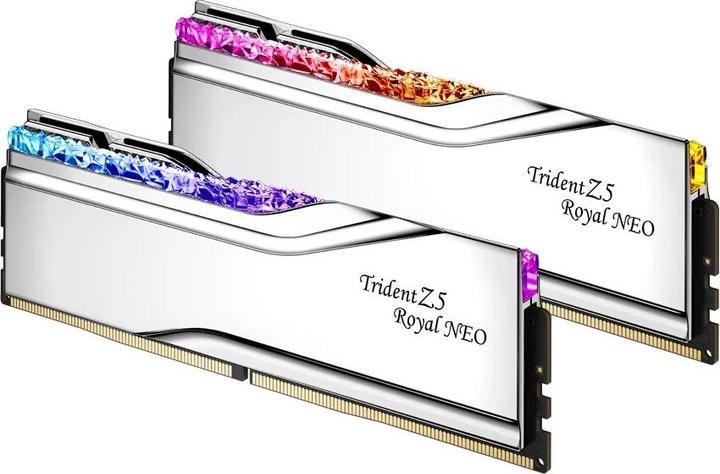 Immagine prodotto G.Skill TRIDENT Z5 ROYAL RGB DDR5 2X32GB 6000MHZ CL28 NEO F5-6000J2836G32GX2-TR5NS (2 x 32GB, 6000 MHz, RAM DDR5)