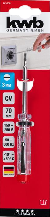 Actual product image kwb Single-pole voltage tester