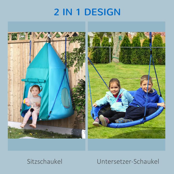 Produktbild Outsunny Nestschaukel mit Zelt