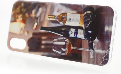 Image du produit Dulcii iPhone XS / X Housse fine en caoutchouc Vin (Apple iPhone XS, Apple iPhone X)