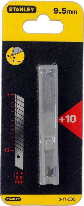 Produktbild Stanley Abbrechklingen 111300 (9 mm, 100x) (Ersatzklinge)