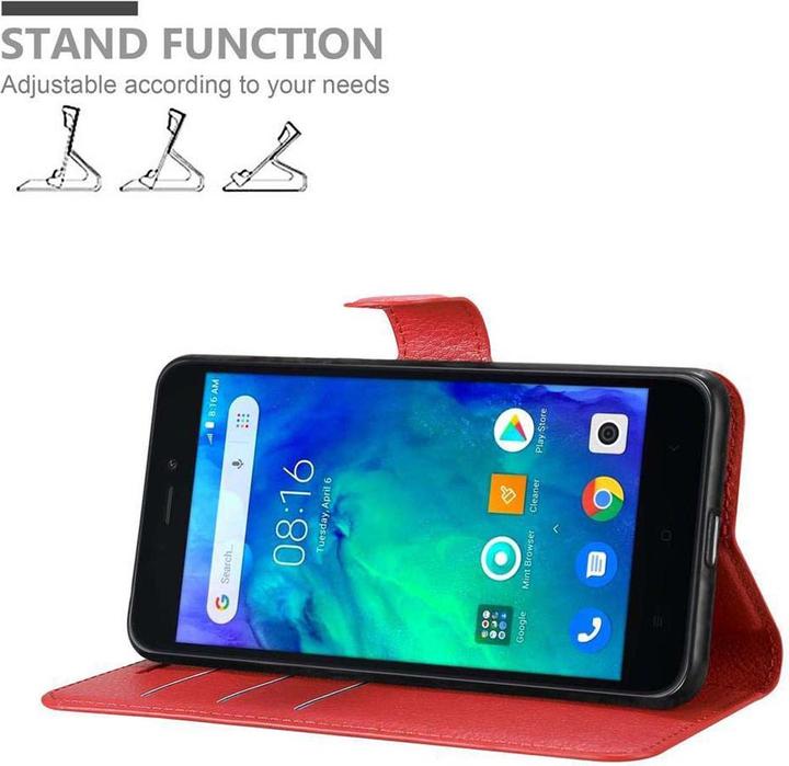 Produktbild Cadorabo Book mit Standfunktion Cover (Xiaomi Redmi Go)