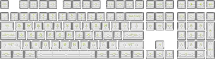 Image du produit Akko ASA Clear Printed Keycap