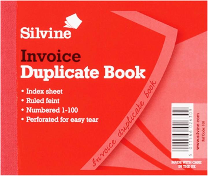 Produktbild Silvine Kleines Doppellieferbuch 200 Blatt (12 Stück) (Liniert, Harter Einband)
