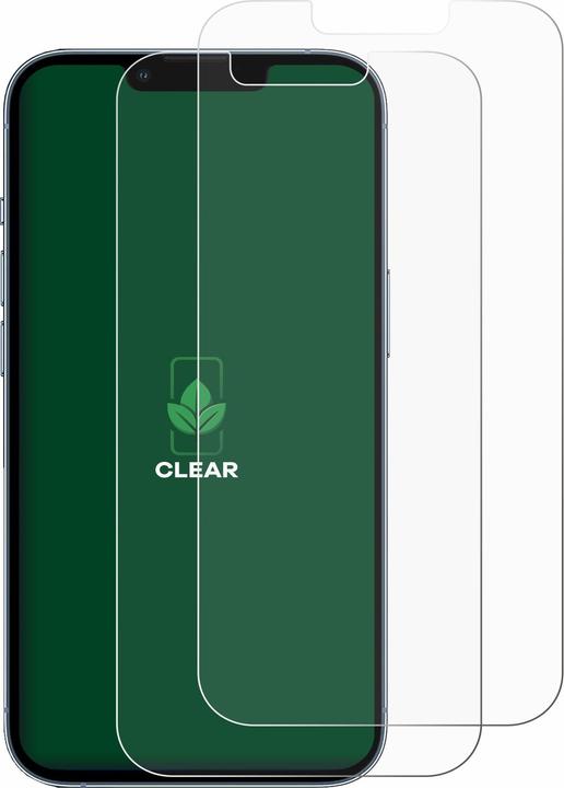 Productafbeelding ScreenLeaf Beschermfolie duurzame screenprotector screenprotector folie helder transparant (2 Stuk, Apple iPhone 13 Pro)