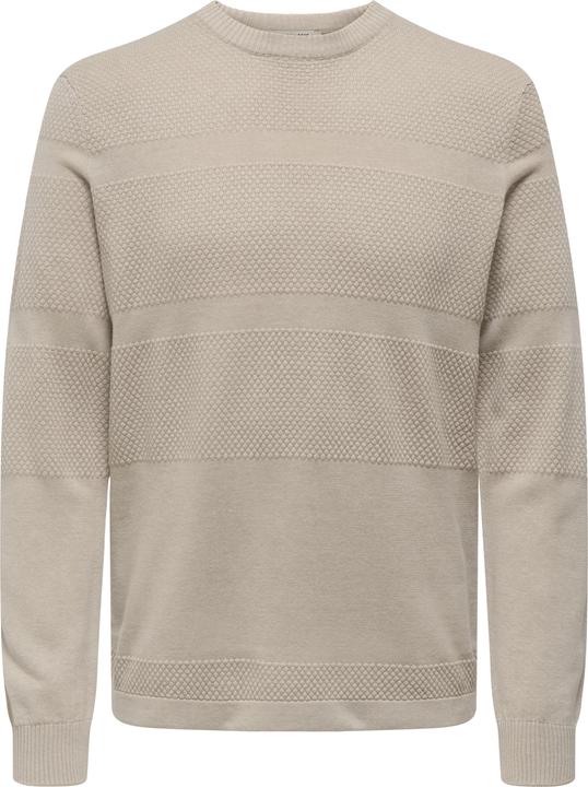 Only & Sons Onsmalik Reg 12 Pinaple Crew Knit
