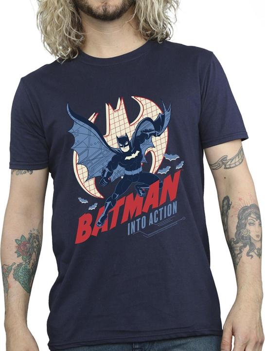 Produktbild Batman Into Action TShirt (XXL)
