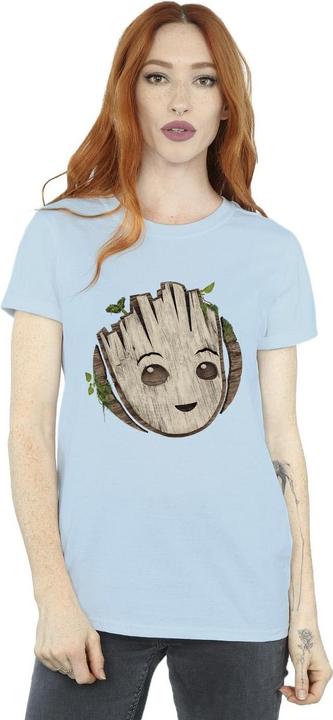 Immagine prodotto I Am Groot Wooden Head Maglietta Ampia Donna (S)