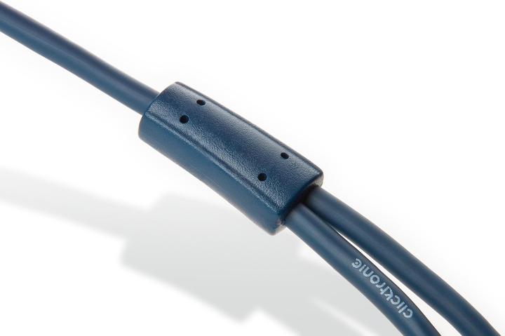 Produktbild clicktronic Advanced Audiokabel 3,5mm Klinke auf 2xCinch 5,00m 70669 (5 m, Cinch)