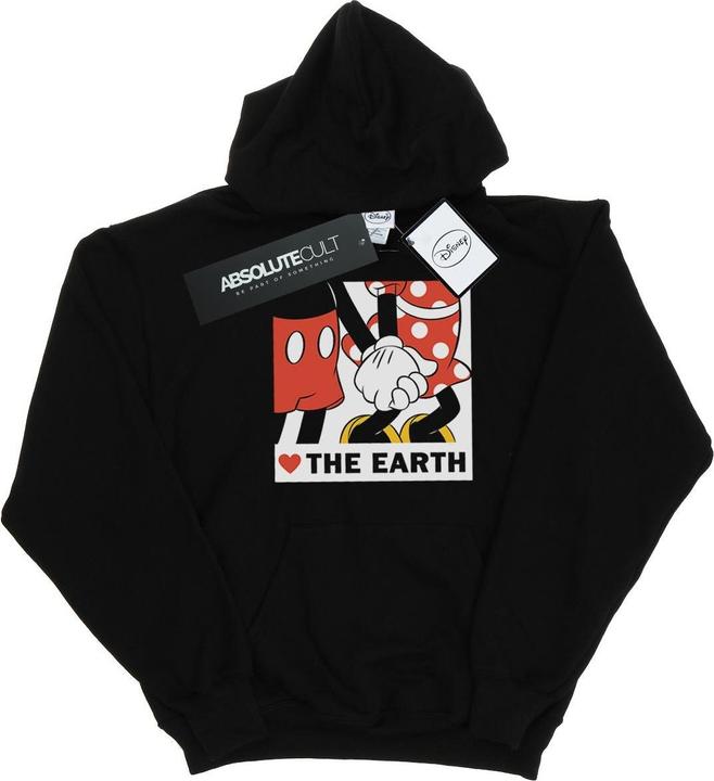 Immagine prodotto Disney Mickey Mouse Heart The Earth Felpa con Cappuccio Ragazze (140, 146)